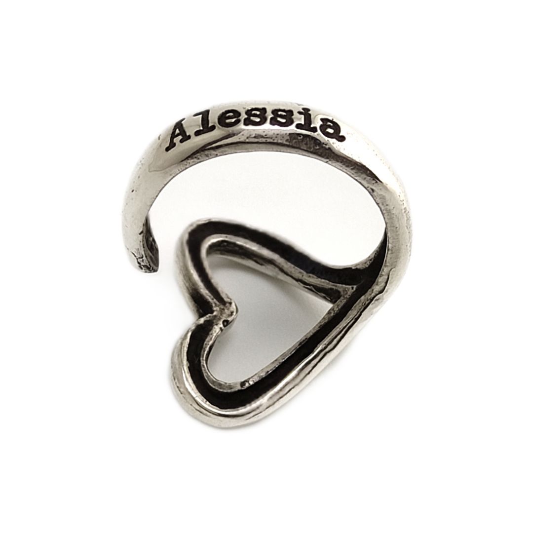 ANELLO CUORE REGOLABILE - immagine 2