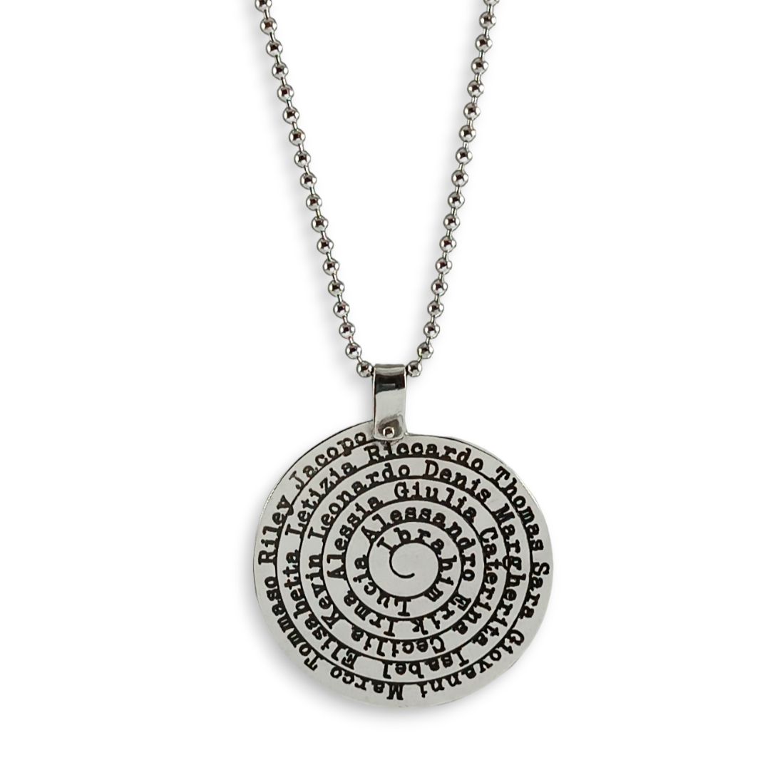 COLLANA DISCO AUREO INCISO CM3.5 - immagine 4