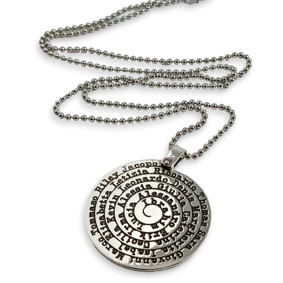 COLLANA DISCO AUREO INCISO CM3.5